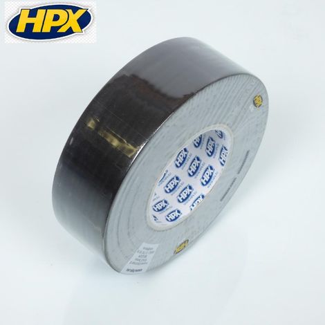 HPX 6200 schwarzes Gewebeband 48 mm x 50 m, hohe Qualität und starker Klebstoff.