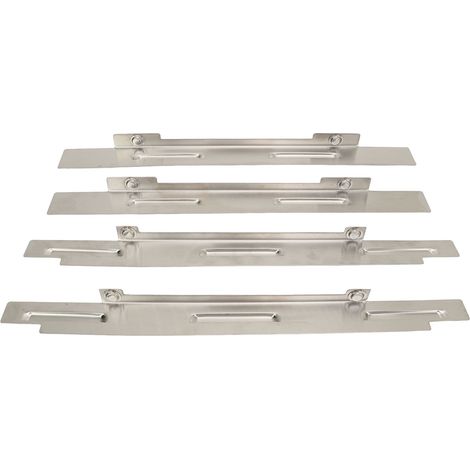 4 protections vent anti-vent en acier inoxydable pour plaque de cuisson 36 pouces, pare-vent réglable avec combustion stable pour four domestique (1/5)