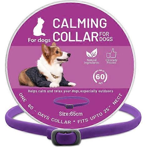 Collier apaisant pour chats - Soulagement de l'anxiété par phéromones longue durée pendant 60 jours - Ingrédients naturels - Calmant pour chats en cas de stress, feux d'artifice et voyages ( ) (1/2)