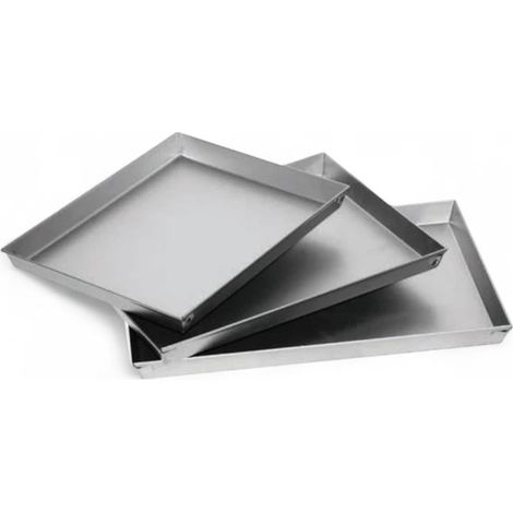 Teglia rettangolare alluminio per pasticceria dimensioni made in Italy ideale per forno e dolci cottura uniforme - 30x23 cm (1/5)