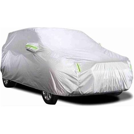 SJLERST Car Cover Full Sedan Cover with Reflective Strip, Sunscreen Dustproof UV Scratch-Resistant Universal XXL, 1 Pack (1/5)