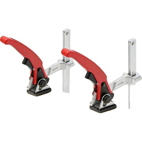 Abrazadera para madera, 160 mm x 60 mm, profundidad de sujeción 60 mm, fuerza de sujeción 220 kg, material sólido y duradero, uso versátil. (1/5)