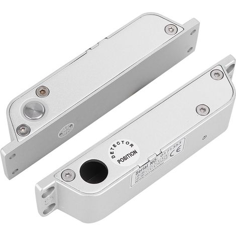 Verrou électrique 12 V/24 V CC, basse température, temporisation 0/3/6 s, 4 fils, pour portes en bois/métal/coupe-feu (1/5)