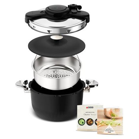 Autocuiseur Seb Clipso Tempo 3-in-1 P4810700 Noir