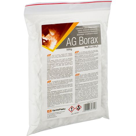 Fundente para soldadura de latón AG Borax 500 g