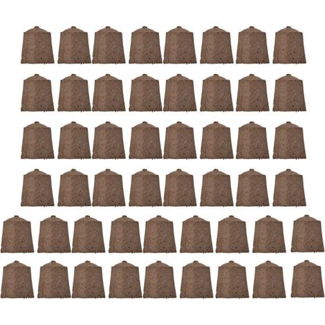 50 pièces de bouchons de croissance Environet pour démarrage de graines, applications hydroponiques et en sol (1/5)
