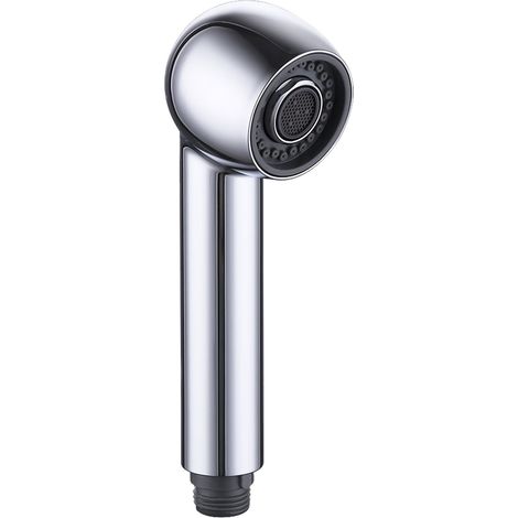 Bouche de pulvérisation d'évier G1/2 ABS Silver, 2 fonctions pull-out, anti-déchets silicone, économiseur d'eau 30-70% (1/5)