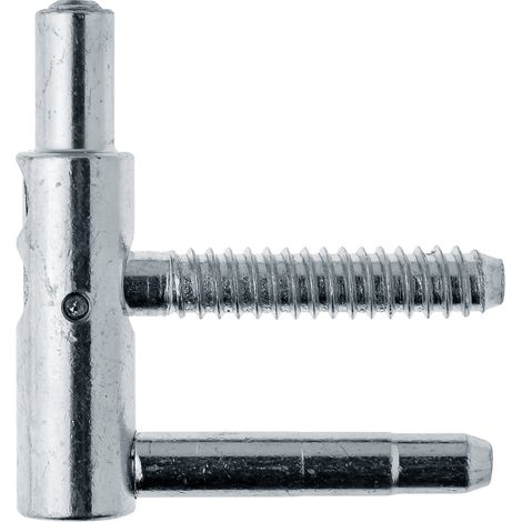 Fiche Exacta à deux tiges diamètre 13mm mâle – Réglage 3D pour installation précise – Charge max 80 kg – Finition zinguée – Otlav