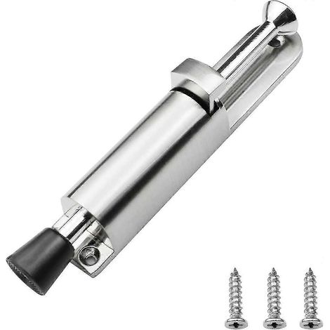 Butée de porte à levier, butée de porte à ressort, butée de porte en métal avec actionnement au pied pour maintenir la porte stable, avec vis (1/5)