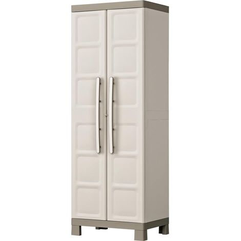 KETER EXCELLENCE armadietto armadio alto tutto piani plastica 68x39x185h cm (1/2)