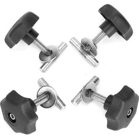 4 vis de fixation pour rail de verrouillage, boulons en T en acier inoxydable, compatibles avec les bus Multivan T5/T6 à partir de 2003 (1/4)