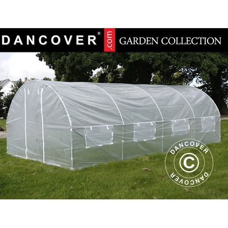 Serre Tunnel 3x6x2m, 18m², Transparent (1/8)