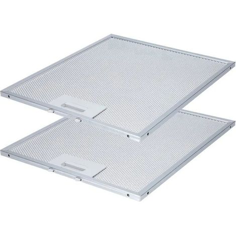 2x filtres à graisse métalliques 305x267mm pour hotte aspirante - Compatible AEG 405525042-9 4055250429, Elica 93952919 GRI0009219A