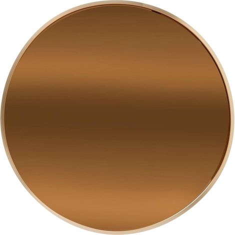 Miroir Mural Design "Alice" 50cm Ambre