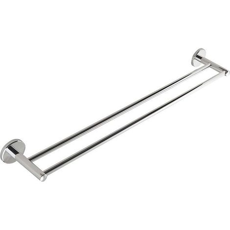 Aqualine Samba - Toallero doble 60 cm, cromo SB111 (1/2)