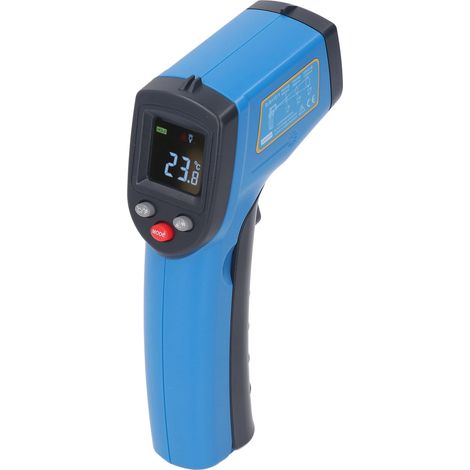 Pistolet thermique portatif haute précision avec écran couleur -50 °C à 400 °C, thermomètre infrarouge pour l'industrie (1/5)
