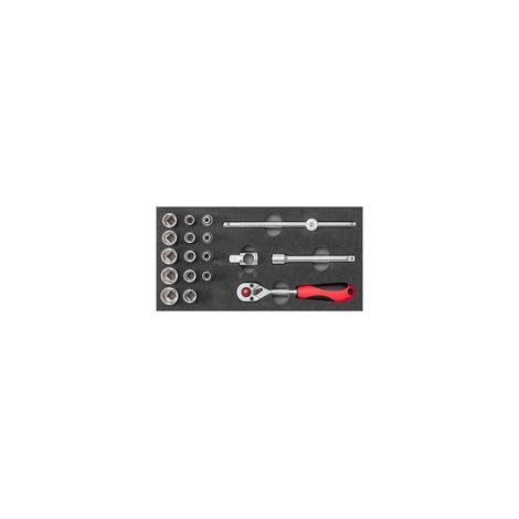 Llaves y dados Gedore r22150020 estuche organizado 18 piezas
