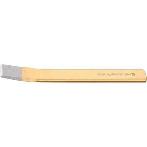 Scalpello Rennsteig 380 241 0 dorato 240 mm acciaio