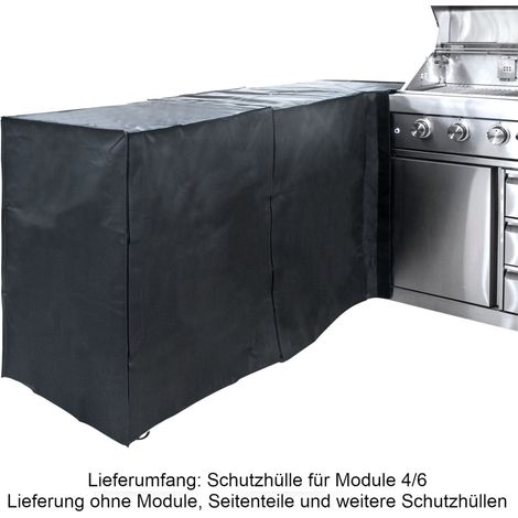 Allgrill 77850-96-3 modulare Abdeckhaube Schutzhülle für Modul 4/6 Outdoorküche