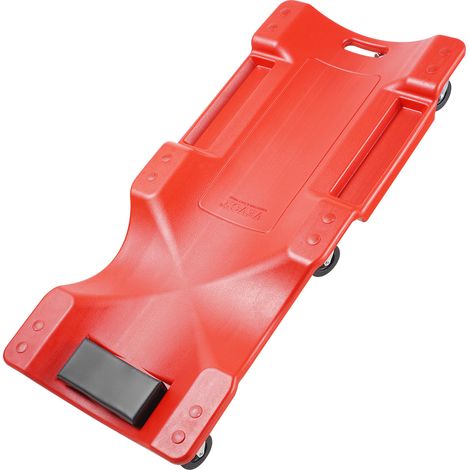 VEVOR Tavola Rotante per Meccanico in Plastica 1016 mm Capacita Carico 158,8kg, Tavola Rotante per Officina Automobilistica 6 Ruote Design Ergonomico, Poggiatesta Imbottito Due Vassoi per Attrezzi
