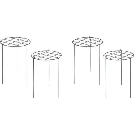 4X Support de Pivoine, Cage de Support de Pivoine, Support de Plante, Support de Plante en Croissance Adapté Aux Roses, Tomates, Orchidées (1/5)