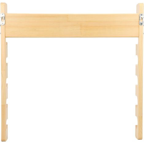 Support mural de rangement pour cannes à pêche, 6 positions, en bambou. (1/5)