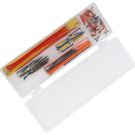 Kit de 140 câbles de connexion sans soudure en forme de U pour plaque d'essai, idéal pour le prototypage rapide. (1/5)