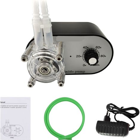 Pompe péristaltique G928A, 114-500 ml/min, dosage auto-amorçant à haut débit réglable pour additifs d'analyse en laboratoire d'aquarium (1/5)