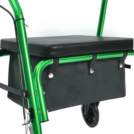 1PCS （14.5x9.4x7.5 inch）Generic Under Seat Rolling Bag, Durable Rolling Basket and Accessory Organizer, Under Seat Pouch or Four Wheel Walker Pouch, Medical Basket