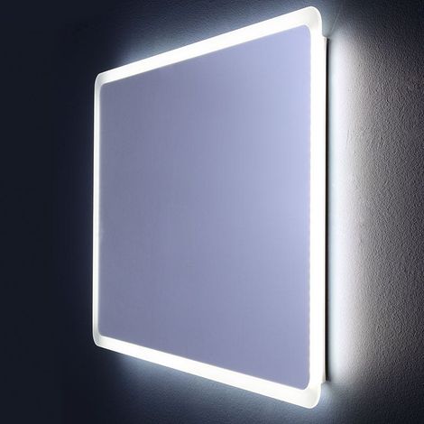 Abgerundeter Spiegel Mit Led-Beleuchtung 60 X 60 Cm Dallas (1/5)