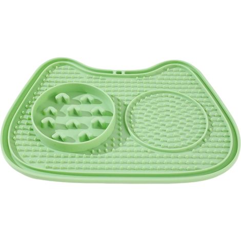 Gamelle interactive à ventouse pour chat avec fonction anti - ingestion - (1/5)