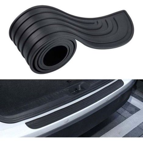 Protection Pare-Chocs Arrière - Autocollante - 9 x 104 cm - Noir - Pour Voiture