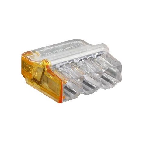1000 Connecteurs Mini Connex 3 entrées orange vrac BLM 460030 (1/3)