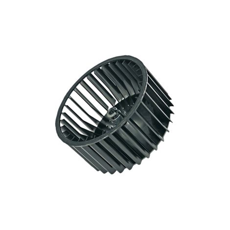 Turbine de ventilation pour sèche-linge – Pièce détachée compatible WHIRLPOOL – Couleur noire – Référence 481236118537