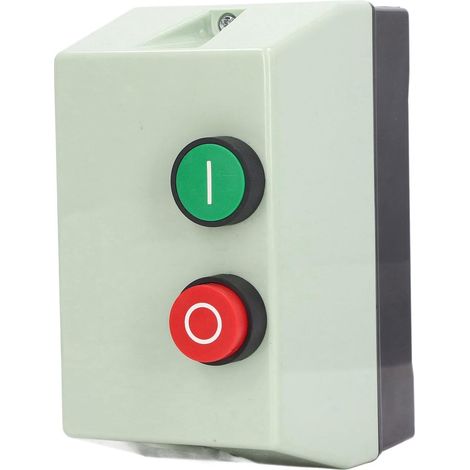 380V 400V 9-13A Fireproof Magnetic Starter Switch Box for Single Phase 380V 400V 9-13A Waterproof Electric Motor Control Switch with Reset Button Suitable (1/5)