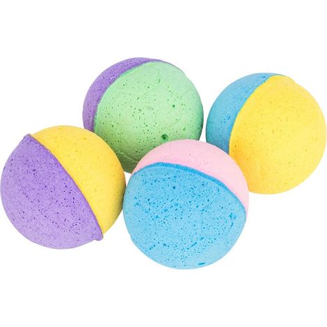TRIXIE 4 PALLINE MORBIDE IN GOMMA CM 4,3