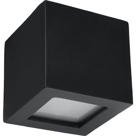 LEO black ceramic wall lamp (1/5)