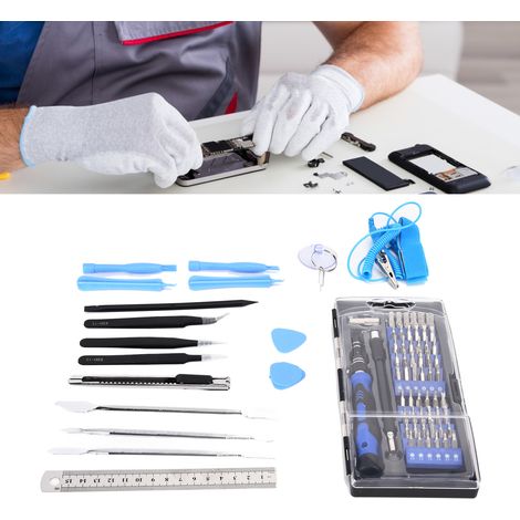 Professionelles Präzisionsreparatur-Werkzeugset mit Schraubendreher für iPad, MacBook, Laptops und Apple Android-Handys. (1/5)