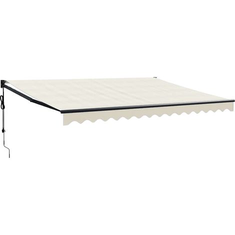Tenda Sole Automatica Retrattile Crema 4x3 m vidaXL