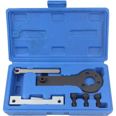 Set di attrezzi per cinghia dentata per motori automobilistici, kit di attrezzi per bloccaggio sincronizzazione allineamento albero a camme/albero motore per motore Fiat 500/Punto Evo/Panda / 1.1, 1.2 (1/5)