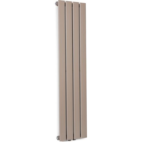 Blumfeldt Badheizkörper, Design Heizkörper Flach, Sparsamer Flachheizkörper Vertikal, Wand-Röhrenheizungen, 380 W Vertikal Heizkörper mit Thermostat, Wandheizkörper für Badezimmer & Wohnzimmer (1/5)