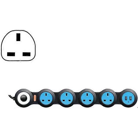 Compatible avec une prise convertible USB-13A, une prise britannique et une rallonge pivotante à 5 prises. (1/5)