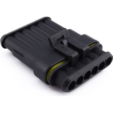 Connecteur électrique étanche neuf à 1, 2, 3, 4, 5 et 6 broches pour voiture et camion (1/5)