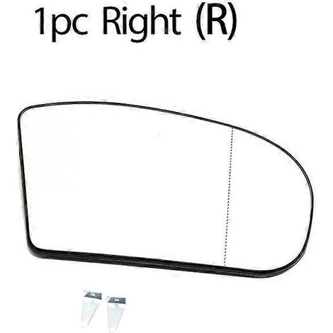 Beheizbares Außenspiegelglas für Mercedes-Benz E-Klasse, C-Klasse, CE-Klasse (W211, W203) – 1 Stück, rechts