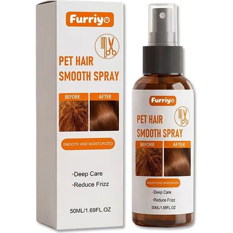 Furriyo pet hairspray, suitable for cats and dogs, daily coat care and styling product. (1/5)