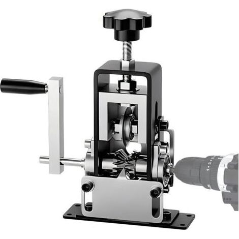 Denudeuse de Cable Electrique Manuelle, Machine a Denuder le Cuivre Les Fils avec un Diamètre de Dénudage de 1 à 25 mm, Pince a Denuder Adaptée Aux Fils de Cuivre, Fils D'aluminium (1/5)