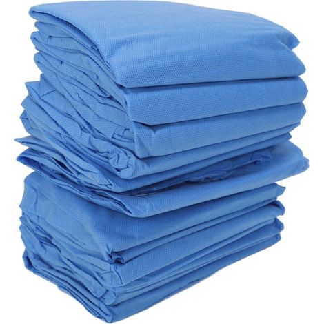 Lot de 10 enveloppements corporels jetables pour spa, épaissis non tissés, serviettes de bain pour femme, utilisation en institut de beauté, voyage et douche. (1/5)