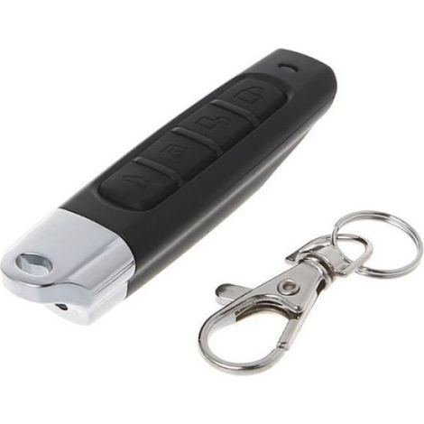 Ouvre-porte à bouton 433 MHz - Code Fixe - Boîtier ABS - Pile CR2032 Incluse - Pour Garage Portail Coulissant ou Battant - 1 Pièce (1/4)