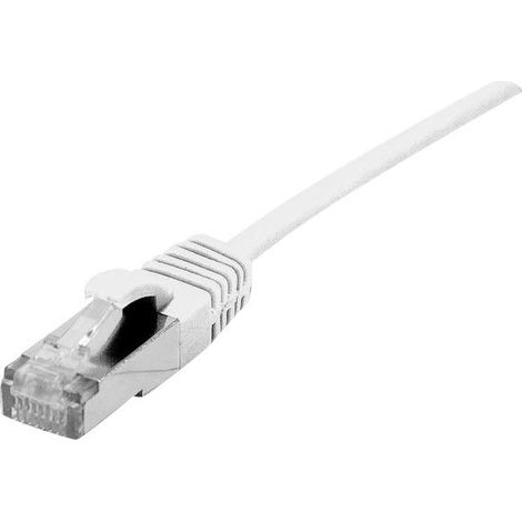 DEXLAN Cordon RJ45 CAT 6A S/FTP LSOH SNG FIN blanc - 0,3 m (858742)