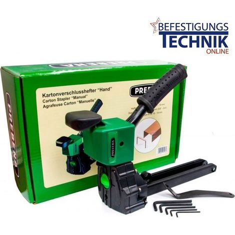 Prebena KTVH-R19H 15-19mm Hand Karton Verschlusshefter für Klammer R Haubold 561 KL-40-KTVH-R19H